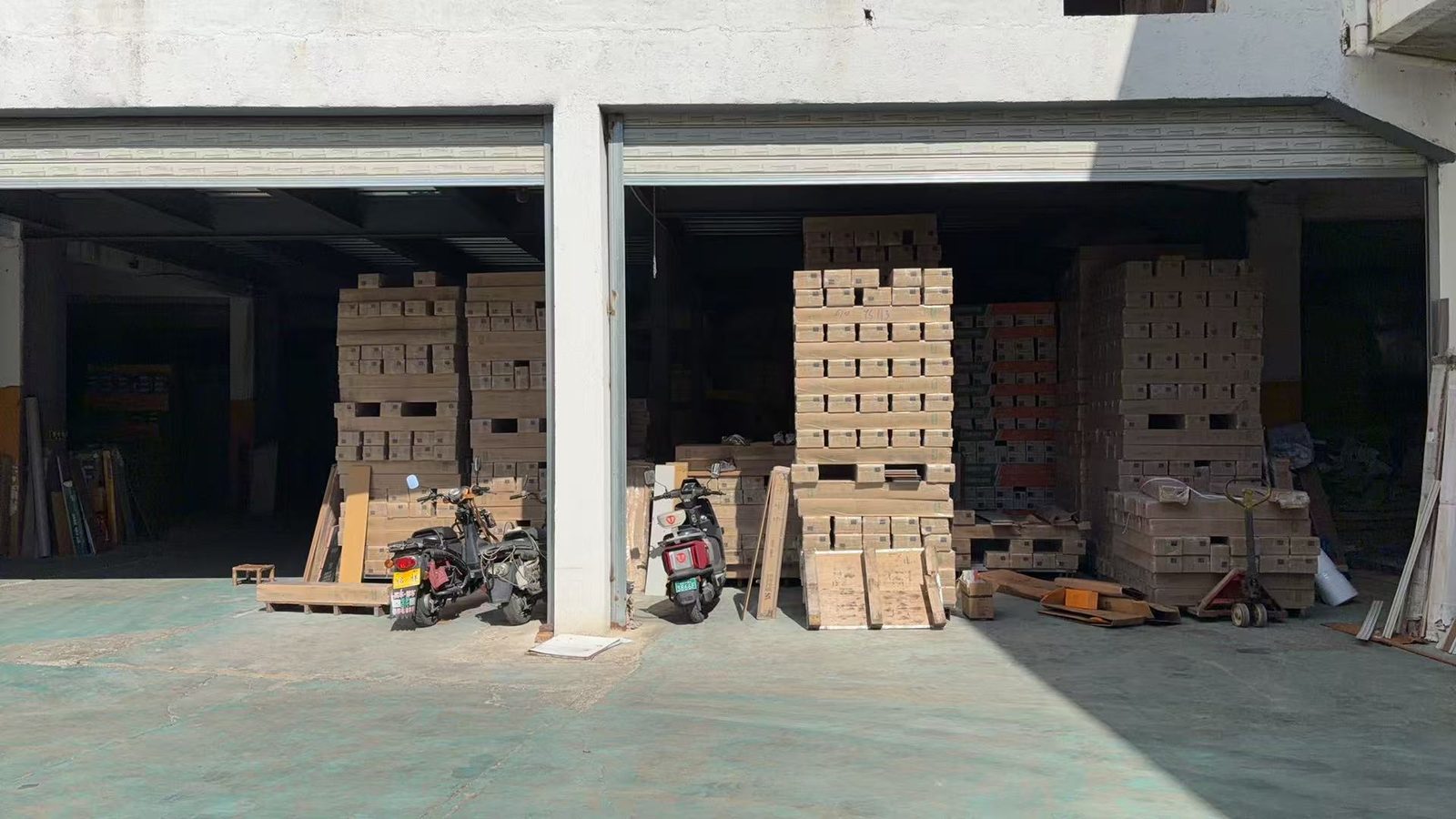 旭日建材仓储场地实拍